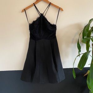 3/$30 Lulus Black Lace Halter dress